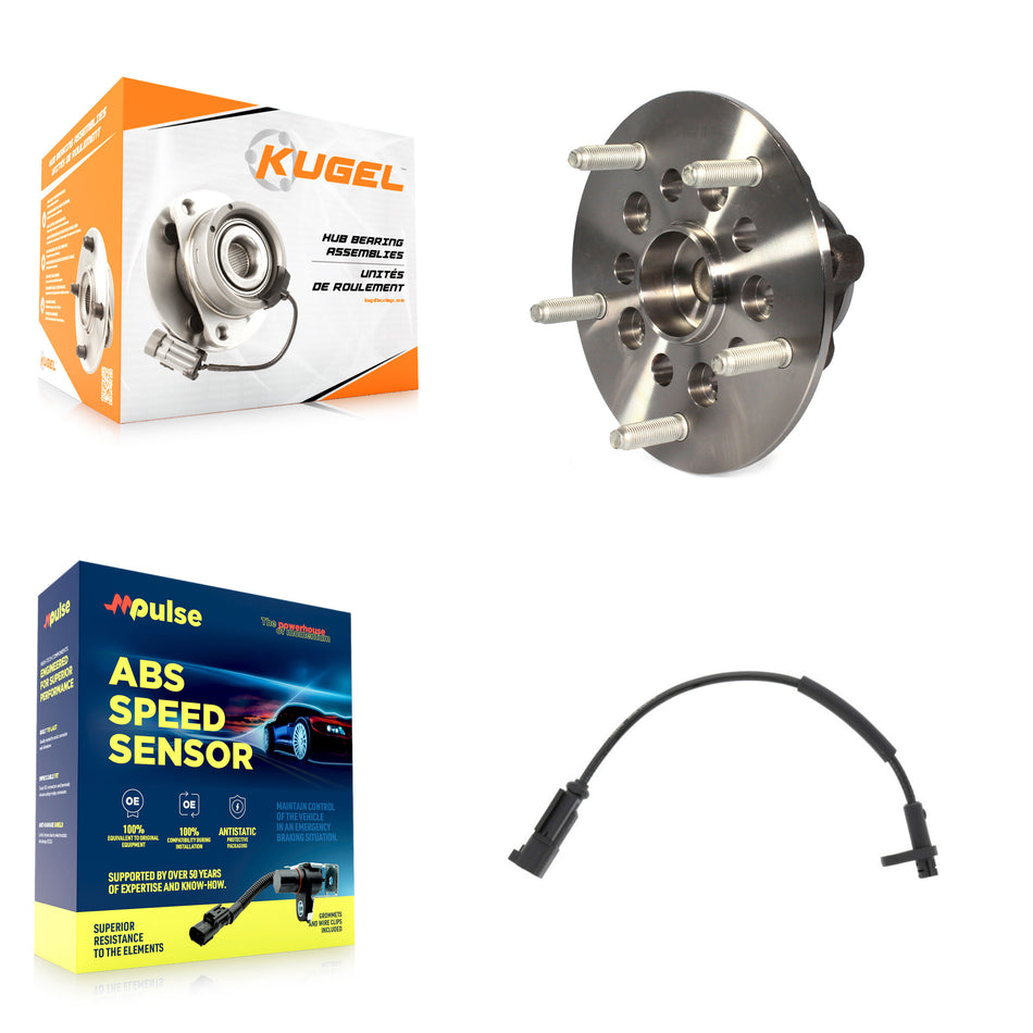 Front Wheel Hub Bearing And ABS Sensor Kit For Ford Transit-250 Transit-150 K7S-100037