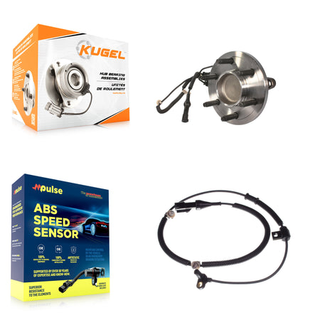Front Wheel Hub Bearing Extra Sensor Kit For 2007-2009 Ford Expedition Lincoln Navigator K7S-100060