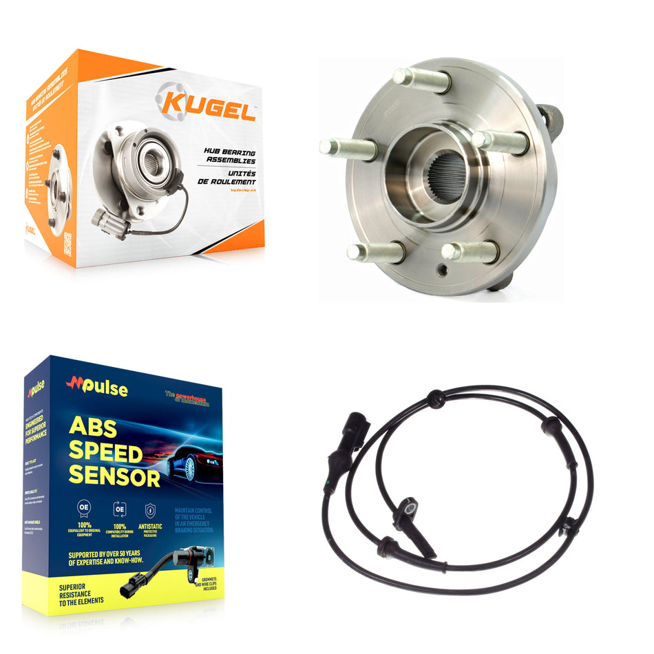 Front Wheel Hub Bearing And ABS Sensor Kit For Ford Taurus Flex Lincoln MKS K7S-100066