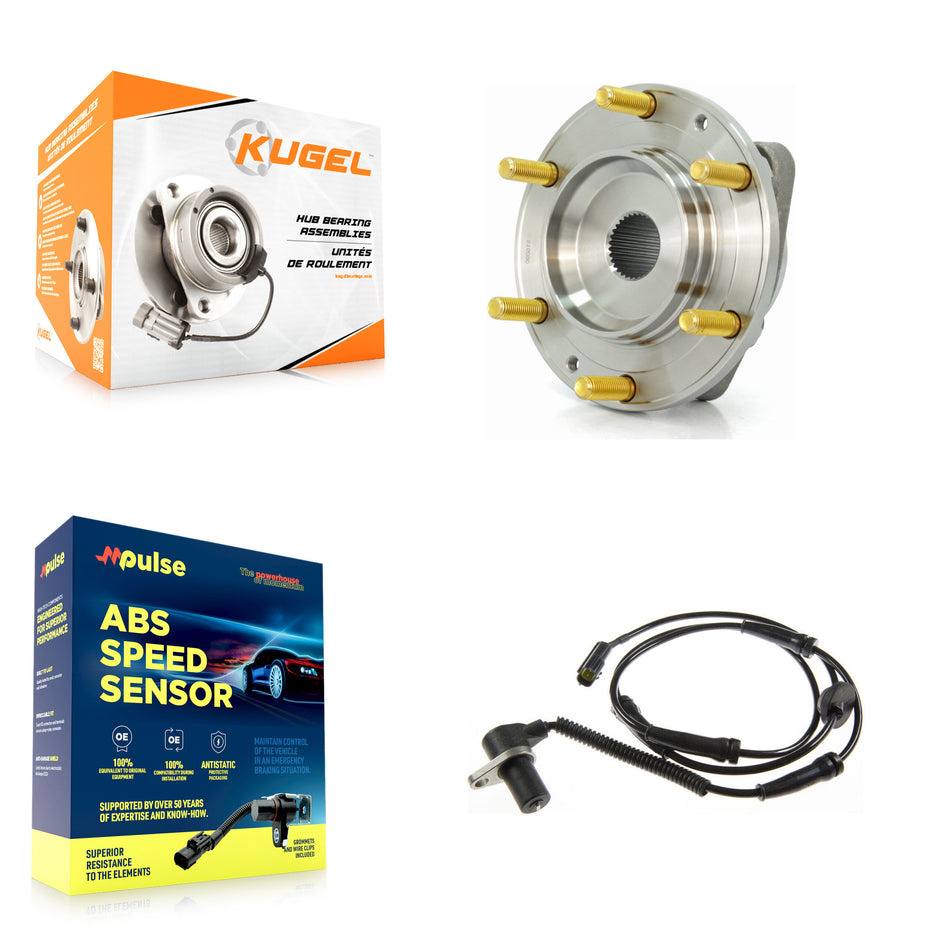 Front Wheel Hub Bearing And ABS Sensor Kit For 2006 Kia Sedona To 11 01 2005 with Harness K7S-100067
