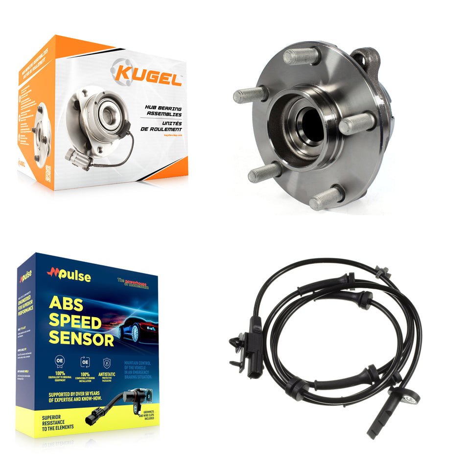 Front Wheel Hub Bearing And ABS Sensor Kit For INFINITI QX50 EX35 EX37 K7S-100079