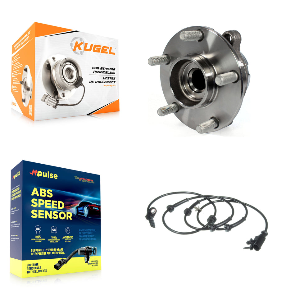Front Wheel Hub Bearing And ABS Sensor Kit For INFINITI FX35 QX70 FX37 K7S-100081