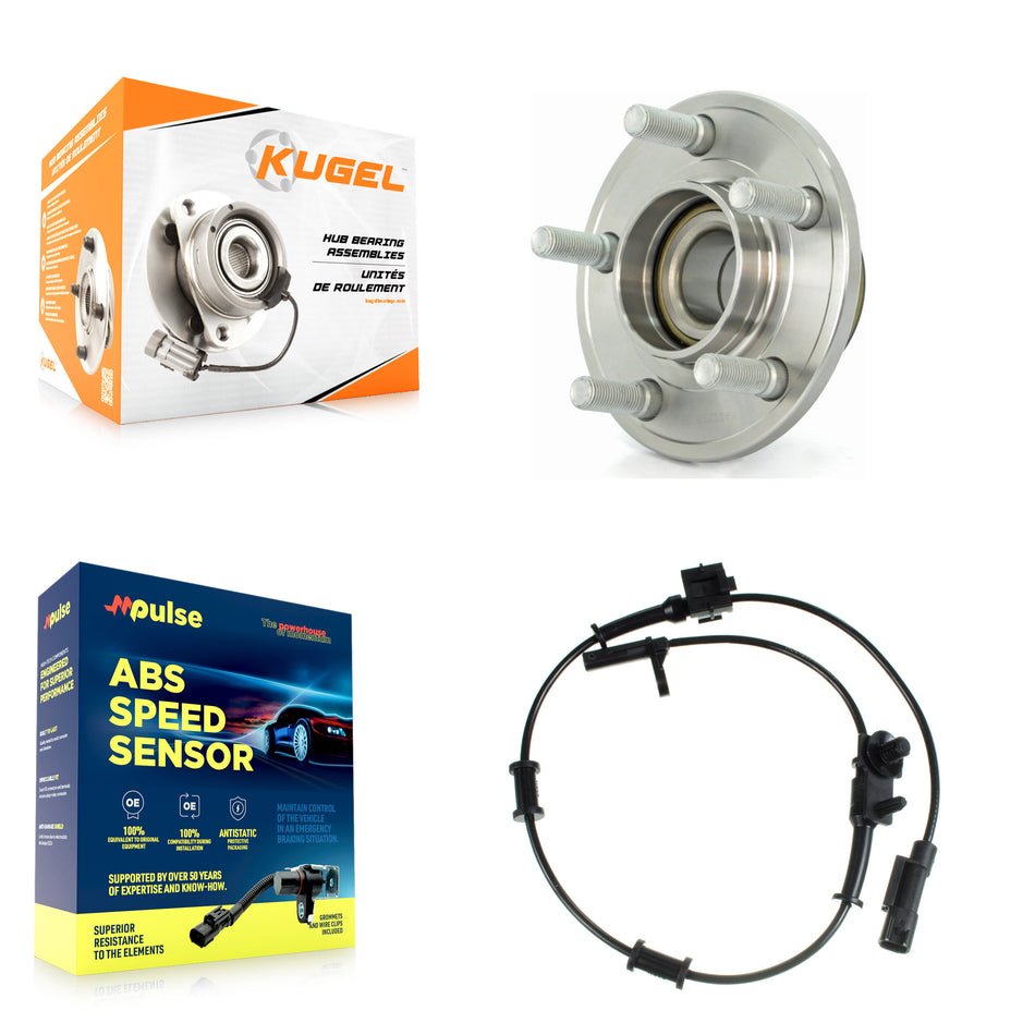 Front Wheel Hub Bearing Sensor Kit For Dodge Charger Chrysler 300 Challenger with Harness K7S-100099