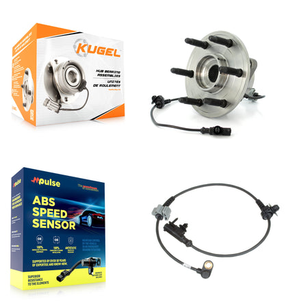 Front Wheel Hub Bearing Extra Sensor Kit For Chevrolet GMC Silverado 1500 Sierra Cadillac K7S-100109