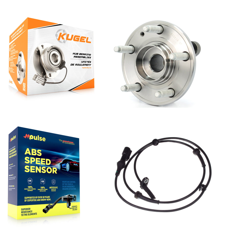 Front Wheel Hub Bearing Sensor Kit For Ford Five Hundred Freestyle Taurus X Mercury Sable K7S-100112