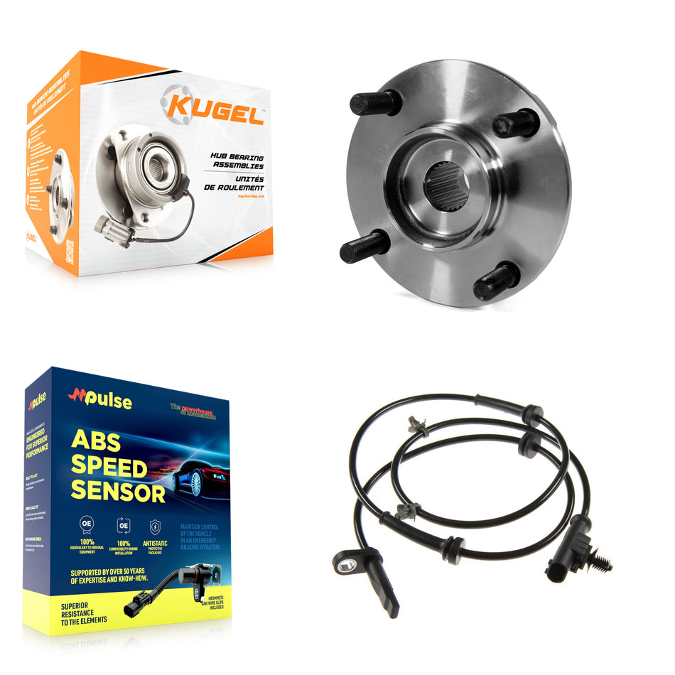 Front Wheel Hub Bearing And ABS Sensor Kit For Nissan Versa with Harness K7S-100113