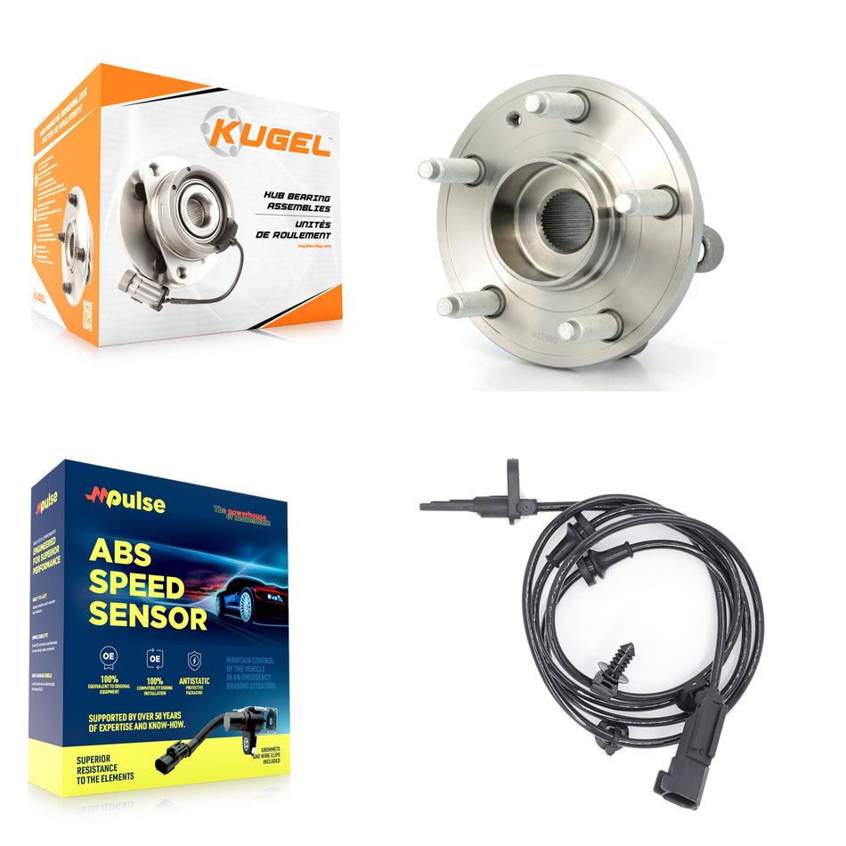 Front Wheel Hub Bearing And ABS Sensor Kit For Ford Explorer Police Interceptor Utility K7S-100161