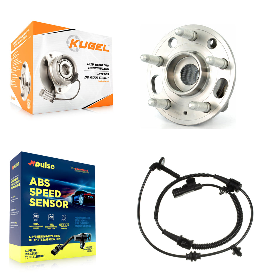 Front Wheel Hub Bearing And ABS Sensor Kit For Buick LaCrosse Regal Saab 9-5 K7S-100172