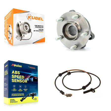 Front Wheel Hub Bearing And ABS Sensor Kit For Nissan Altima Maxima with Harness K7S-100183