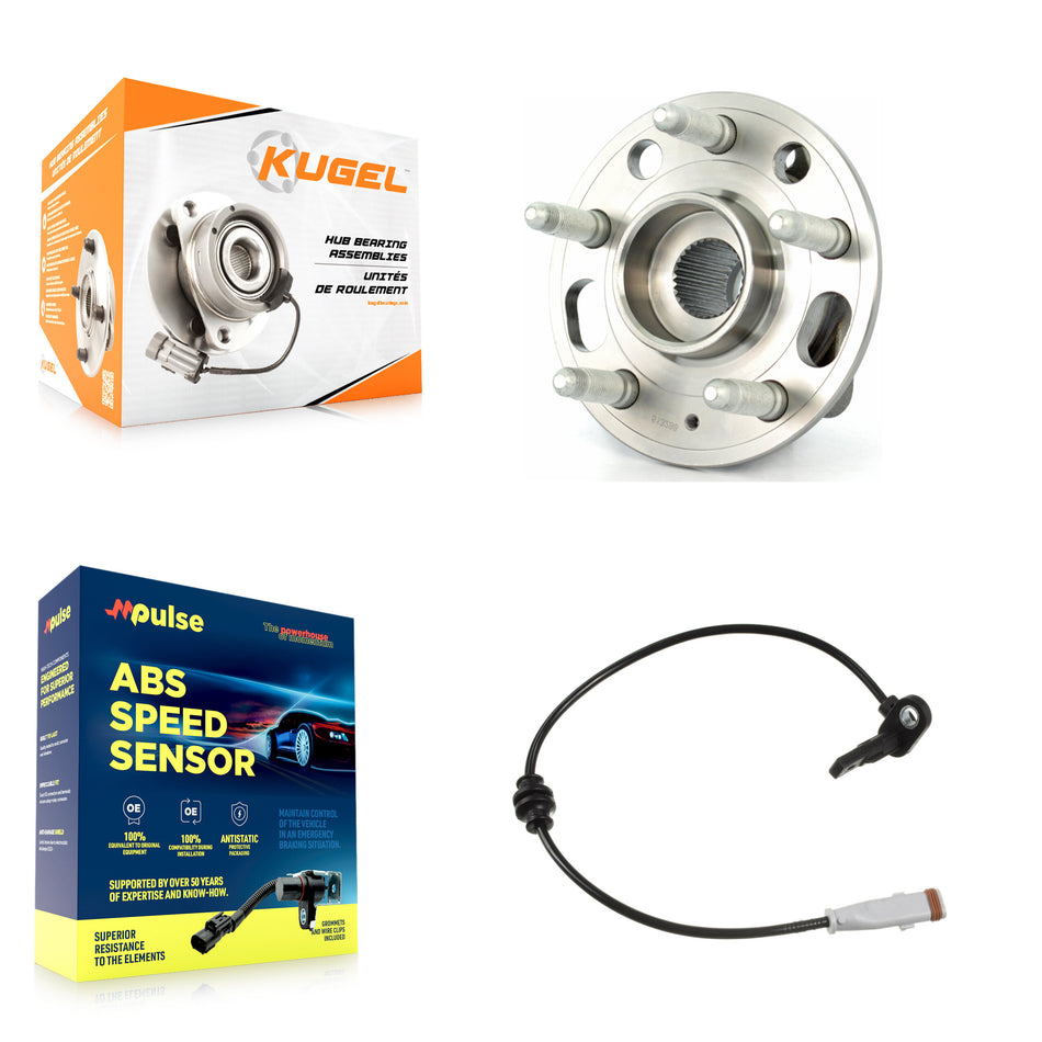 Front Wheel Hub Bearing And ABS Sensor Kit For Buick LaCrosse Regal Saab 9-5 K7S-100186