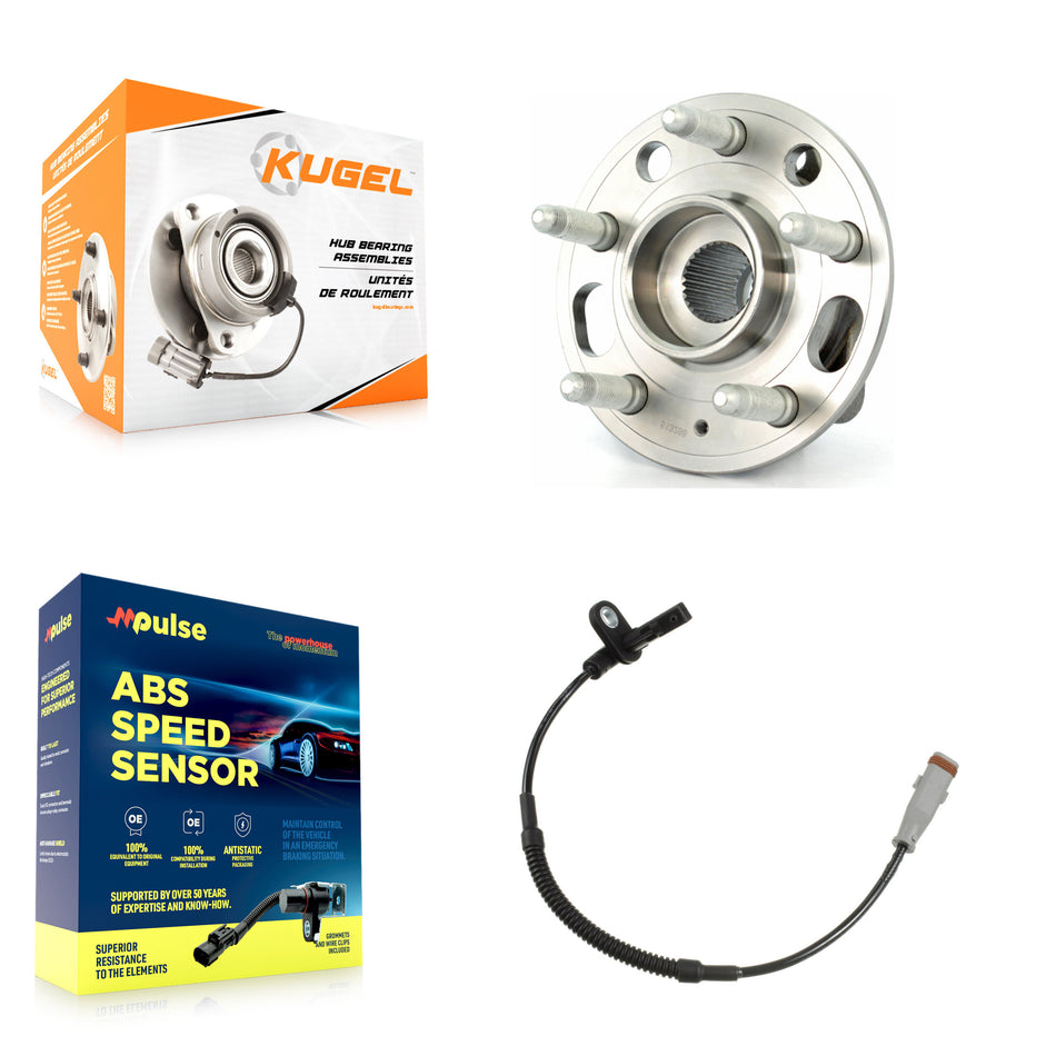 Front Wheel Hub Bearing And ABS Sensor Kit For Buick LaCrosse Regal Saab 9-5 K7S-100187