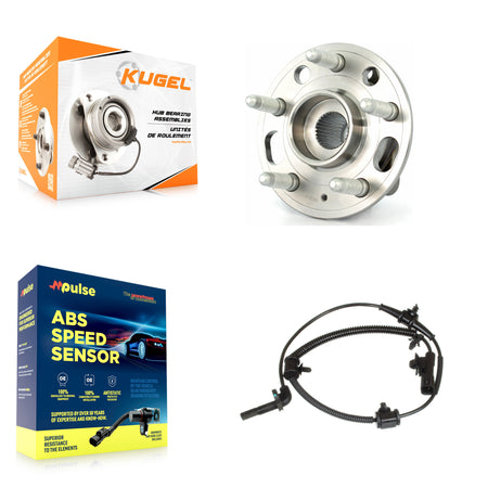 Front Wheel Hub Bearing And ABS Sensor Kit For Buick LaCrosse Regal Saab 9-5 K7S-100188