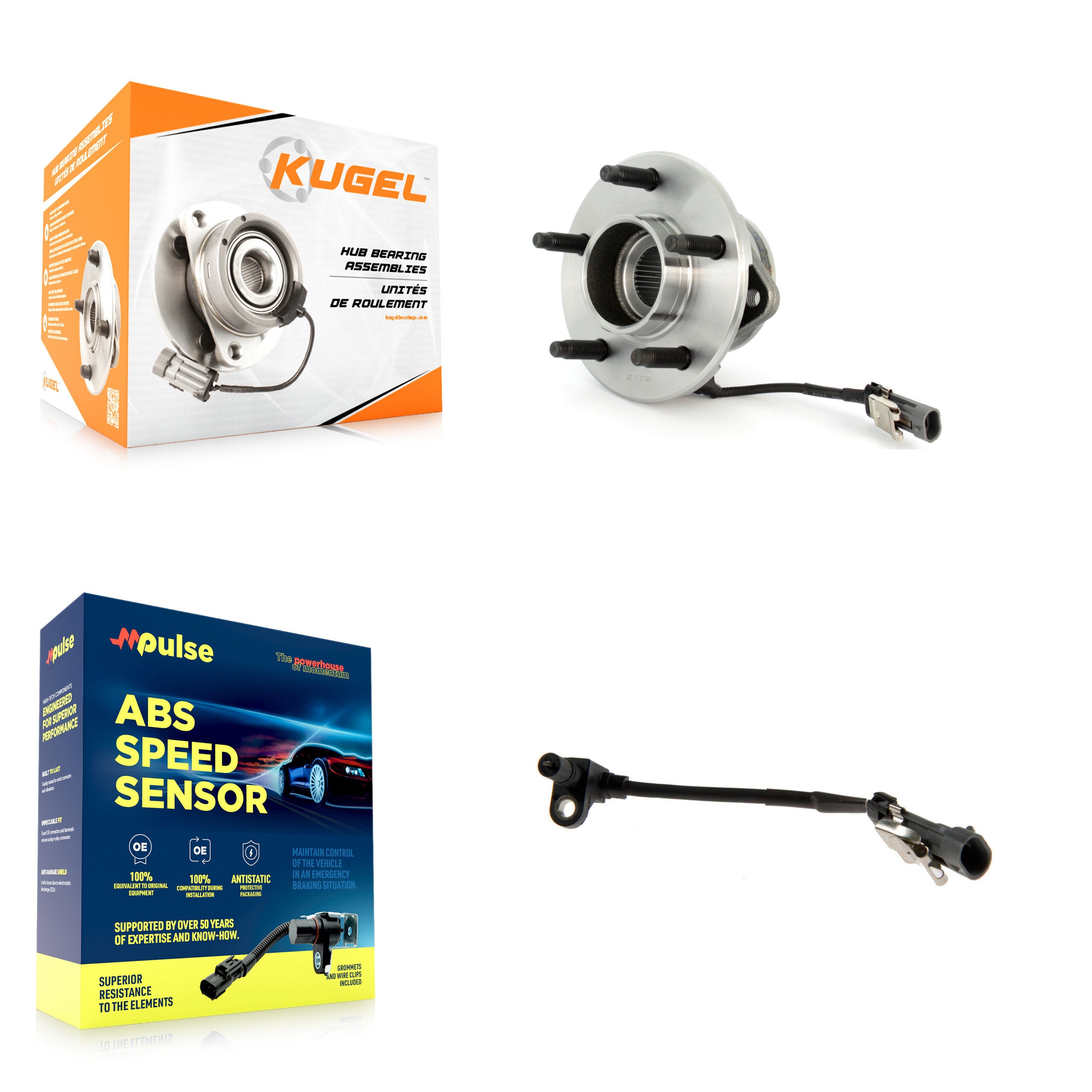 Front Wheel Hub Bearing Extra Sensor Kit For Saturn Vue Chevrolet Equinox Pontiac Torrent K7S-100195