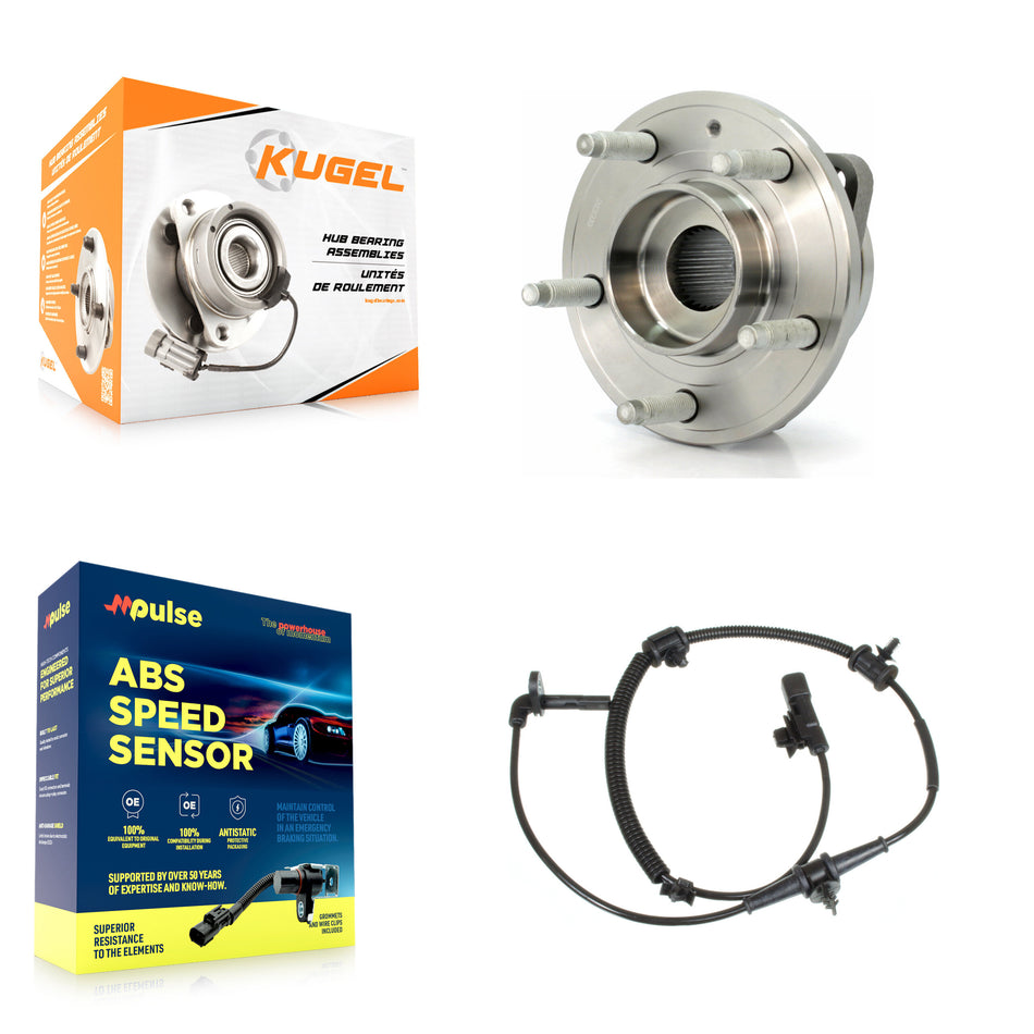 Front Wheel Hub Bearing & Sensor Kit For Buick Verano Chevrolet Orlando Volt with Harness K7S-100216