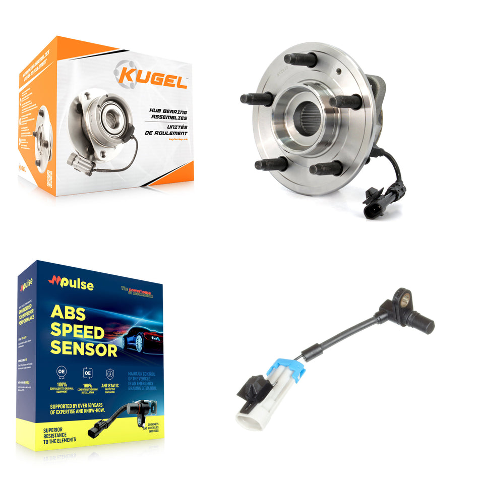 Front Wheel Hub Bearing Extra Sensor Kit For Chevrolet Equinox Pontiac Torrent Saturn Vue K7S-100225