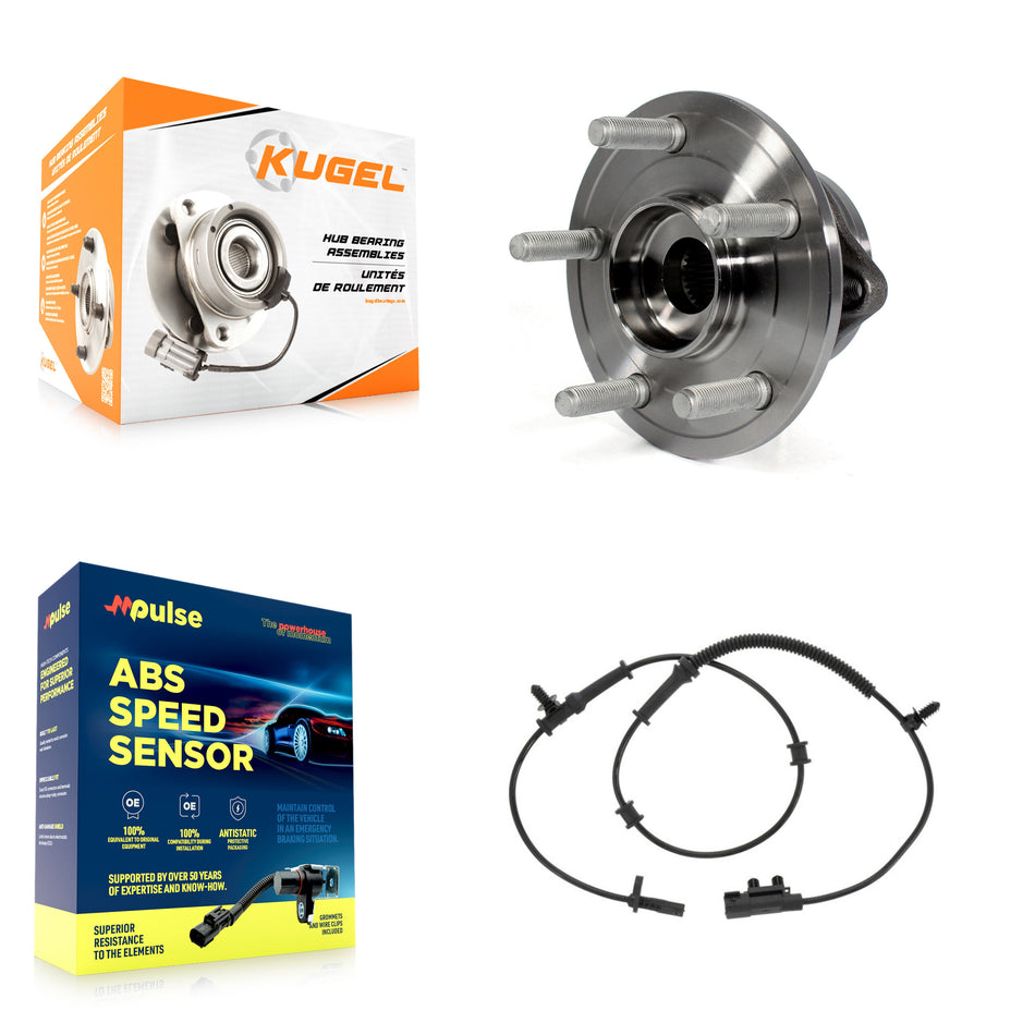 Front Wheel Hub Bearing And ABS Sensor Kit For Jeep Grand Cherokee Dodge Durango K7S-100242