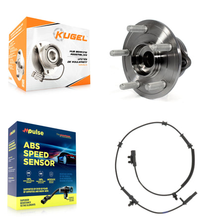 Front Wheel Hub Bearing And ABS Sensor Kit For Jeep Grand Cherokee Dodge Durango WK K7S-100243