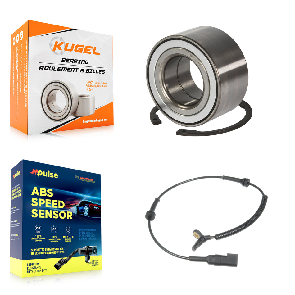 Front Wheel Bearing And ABS Sensor Kit For Ford Transit Connect with Harness K7S-100254