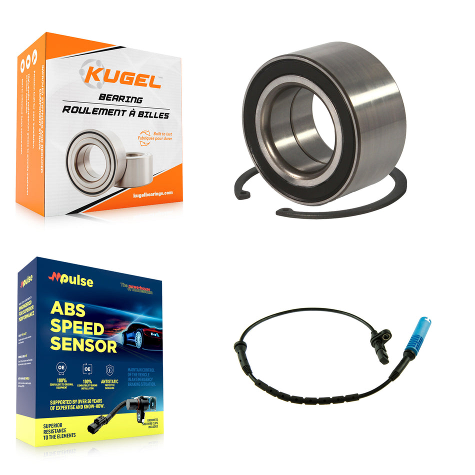 Front Wheel Bearing And ABS Sensor Kit For BMW X5 with Harness K7S-100262