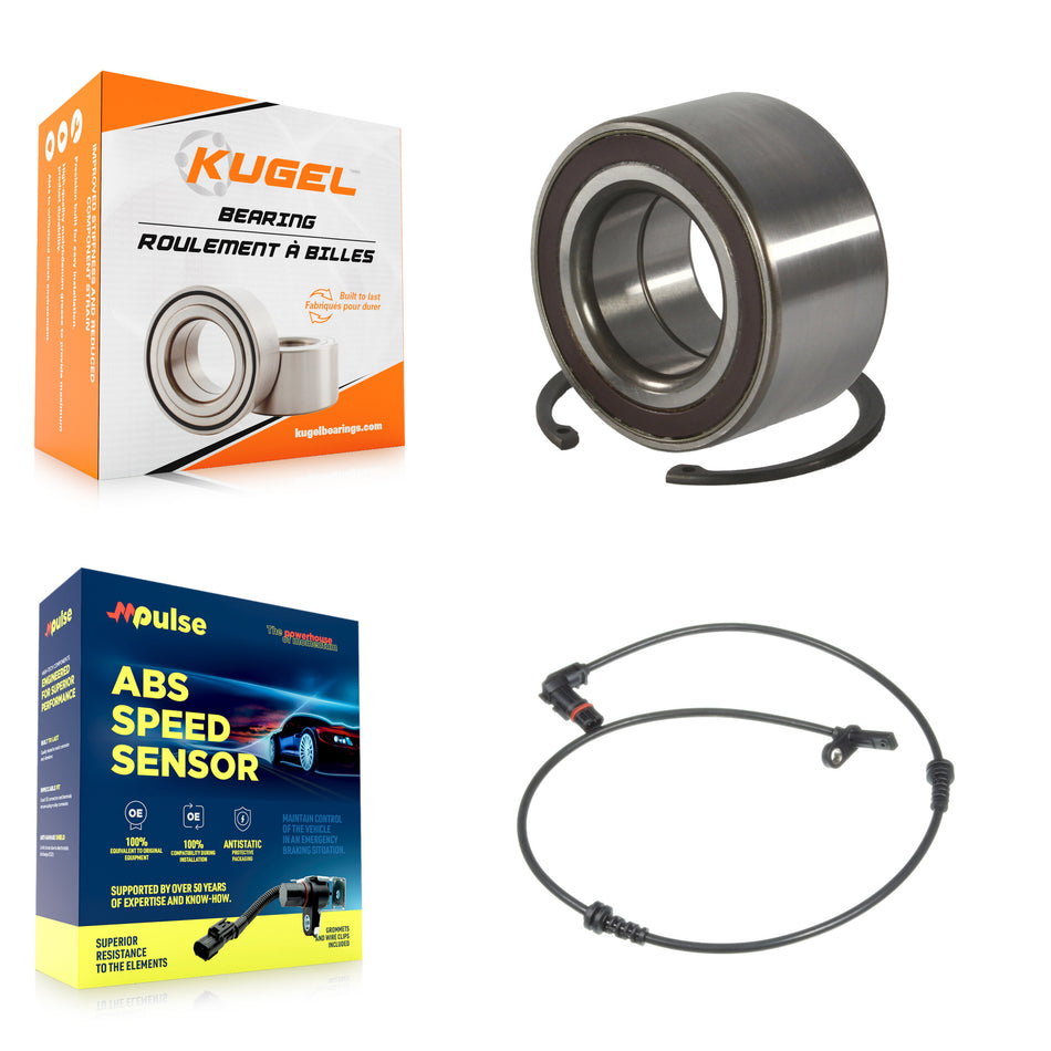Front Wheel Bearing And ABS Sensor Kit For Mercedes-Benz GLK350 C300 C350 with Harness K7S-100269