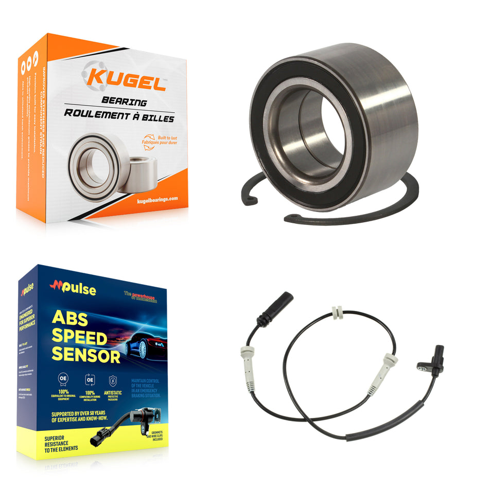 Front Wheel Bearing And ABS Sensor Kit For BMW 335i xDrive K7S-100273