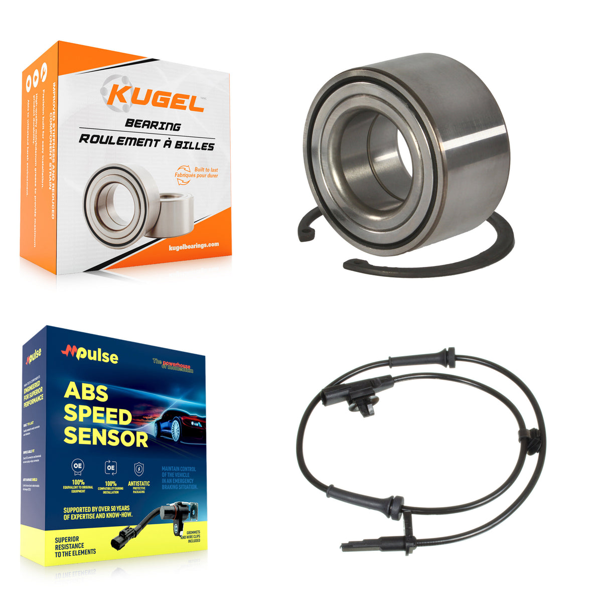 Front Wheel Bearing And ABS Sensor Kit For Nissan Micra Versa Note K7S-100293