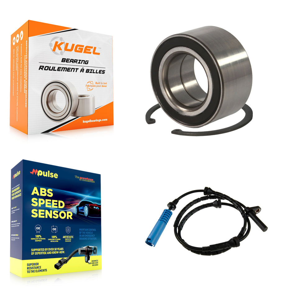 Front Wheel Bearing And ABS Sensor Kit For BMW X3 with Harness K7S-100297