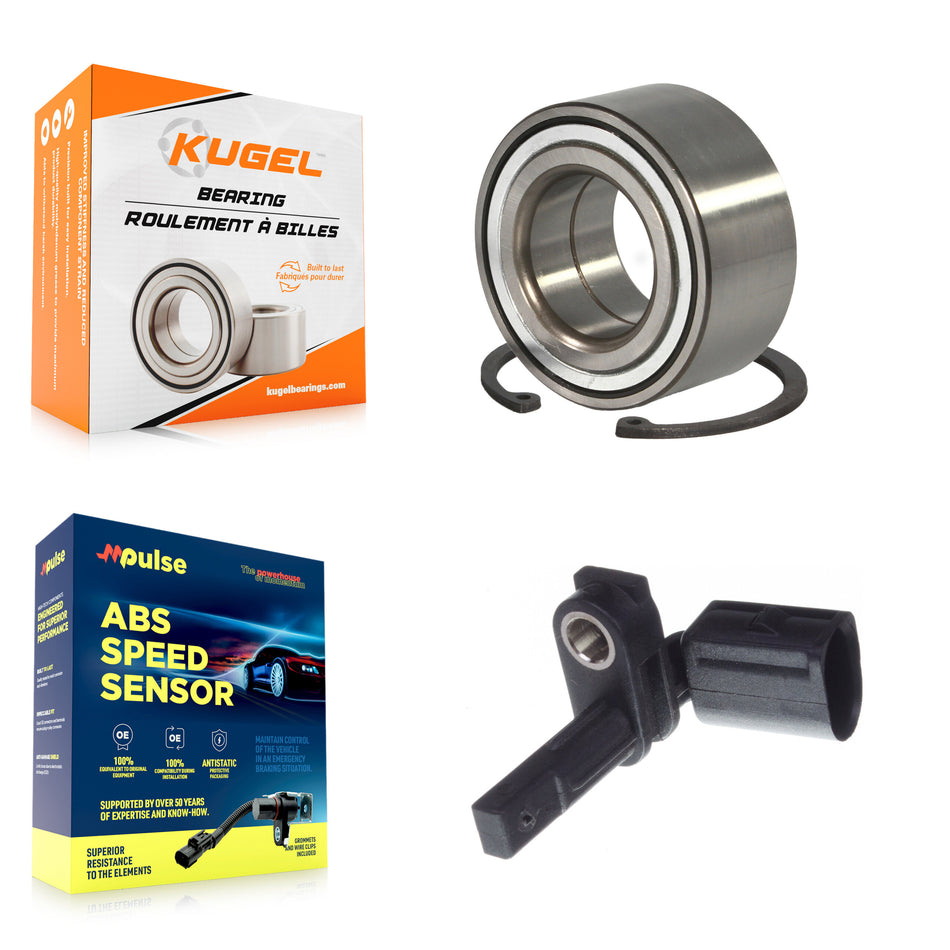 Front Wheel Bearing And ABS Sensor Kit For Volkswagen Touareg Audi Q7 K7S-100304