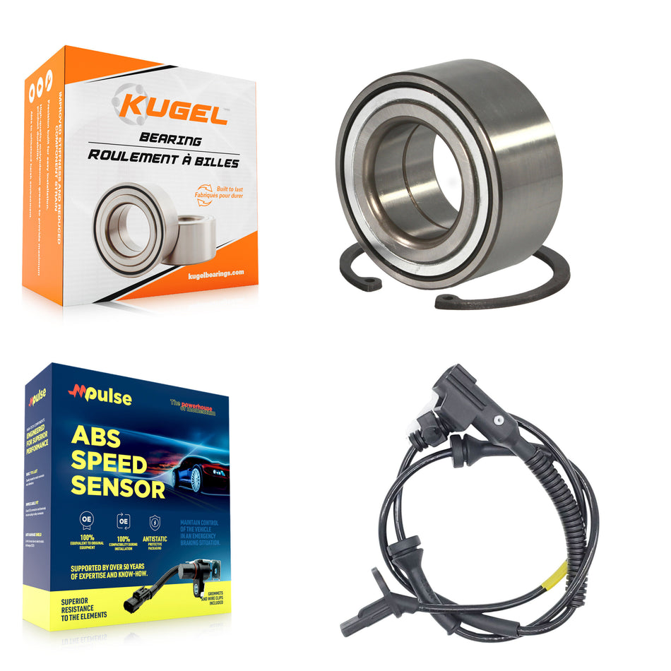 Front Wheel Bearing & Sensor Kit For Land Rover Discovery Sport Range Evoque with Harness K7S-100307