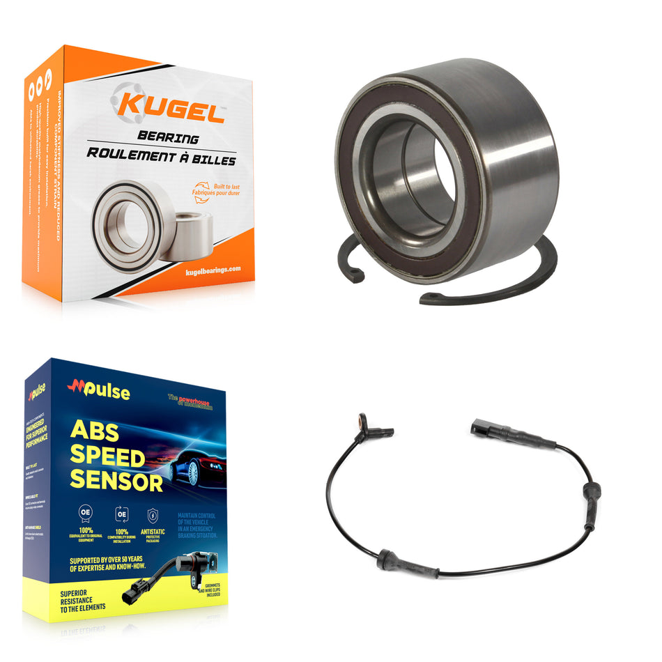 Front Wheel Bearing And ABS Sensor Kit For 2000-2007 Ford Focus with Harness K7S-100308