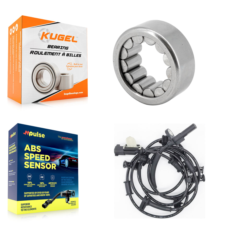Rear Wheel Bearing And ABS Sensor Kit For Ford F-150 with Harness K7S-100314