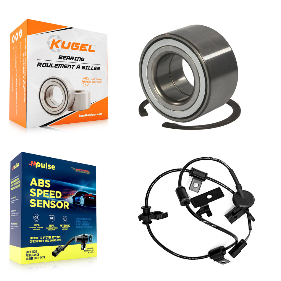 Rear Wheel Bearing Sensor Kit For Ford Escape Mercury Mariner 3.0L/2.5L with 4-Wheel ABS K7S-100329