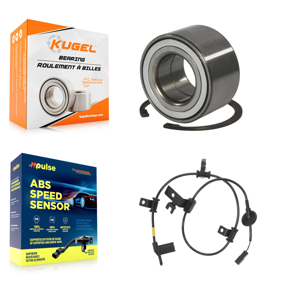 Rear Wheel Bearing Sensor Kit For Ford Escape Mercury Mariner 3.0L/2.5L with 4-Wheel ABS K7S-100330