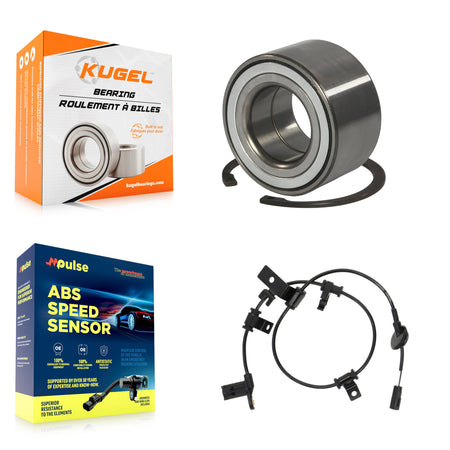 Rear Wheel Bearing & Sensor Kit For Mazda Tribute 3.0L 2.5L with 4-Wheel ABS Harness K7S-100335
