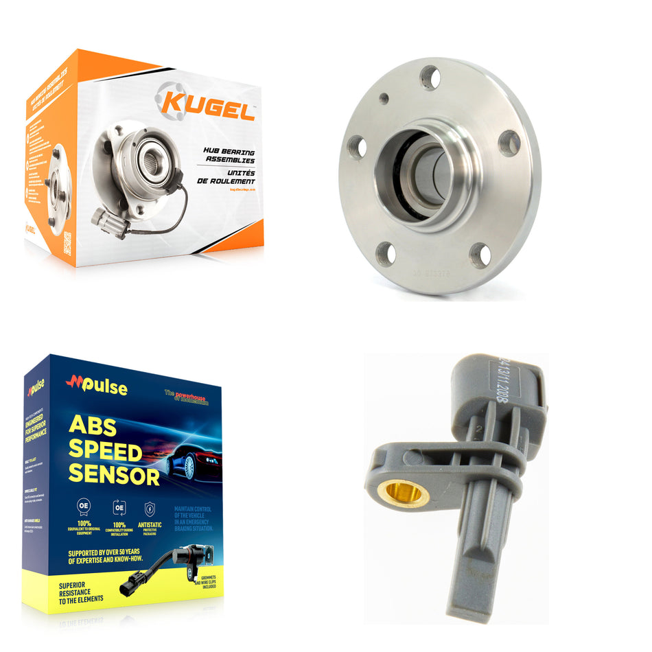 Rear Wheel Hub Bearing & Sensor Kit For 19-20 Volkswagen Arteon FWD with 2.0L 4-Wheel ABS K7S-100344
