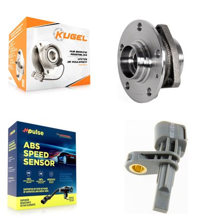 Rear Wheel Hub Bearing Sensor Kit For Volkswagen Audi Golf SportWagen R A3 Quattro S3 RS3 K7S-100347