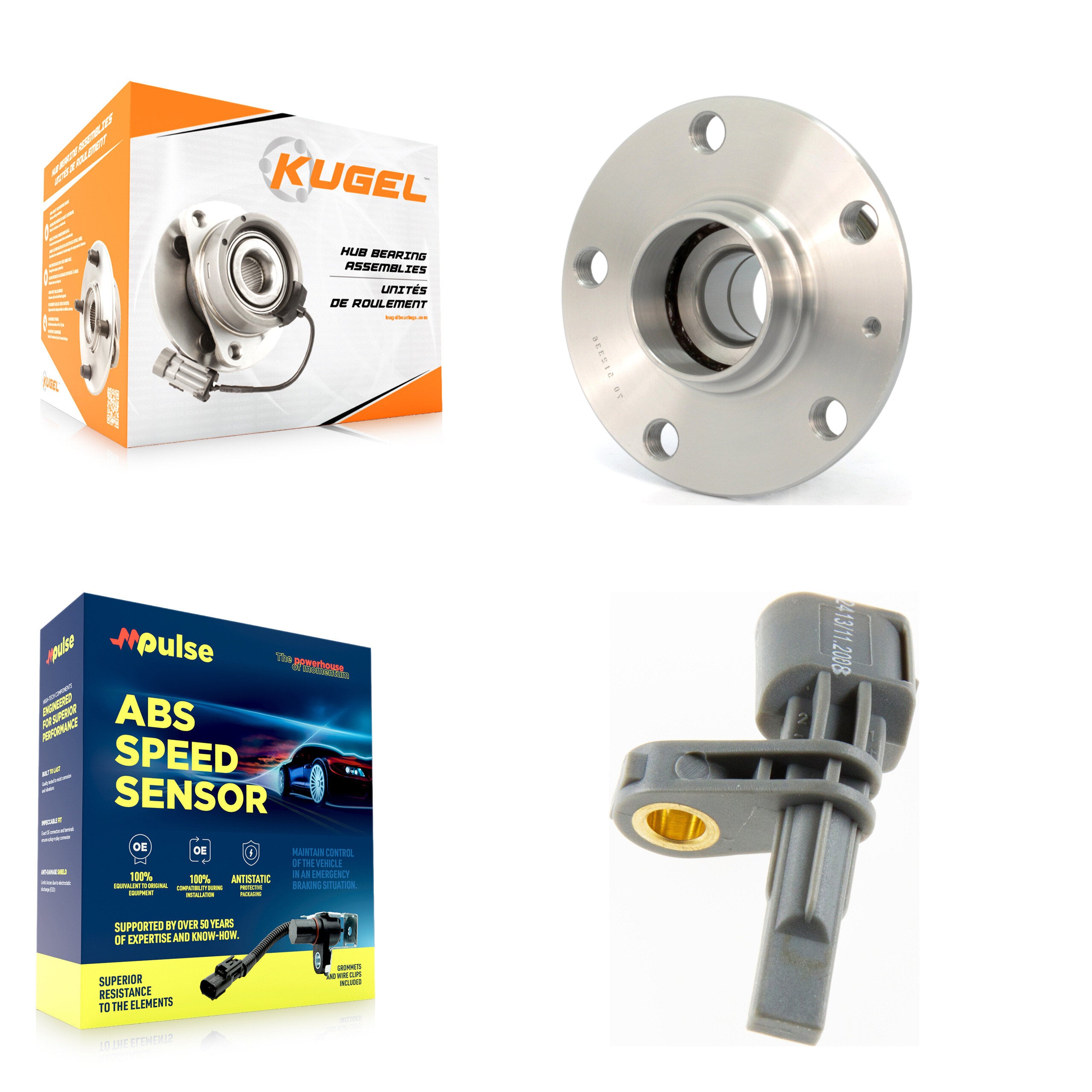 Rear Wheel Hub Bearing And ABS Sensor Kit For Volkswagen Golf SportWagen K7S-100349