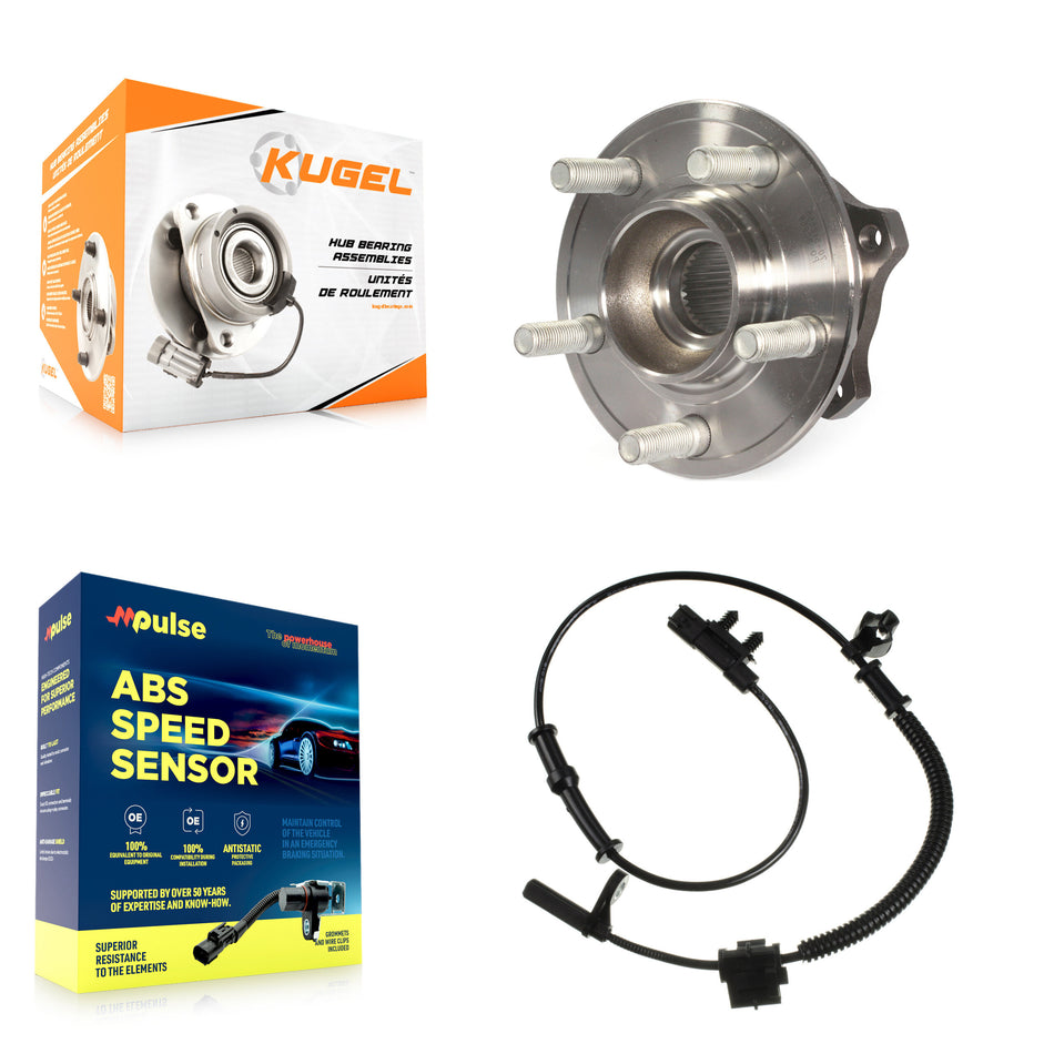 Rear Wheel Hub Bearing And ABS Sensor Kit For Dodge Charger Challenger Chrysler 300 K7S-100366