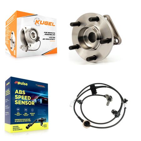 Rear Wheel Hub Bearing And ABS Sensor Kit For Mazda CX-9 with Harness K7S-100369