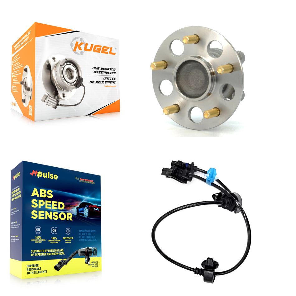 Rear Wheel Hub Bearing And ABS Sensor Kit For 2012 Honda Civic GX with 1.8L 4-Wheel K7S-100375