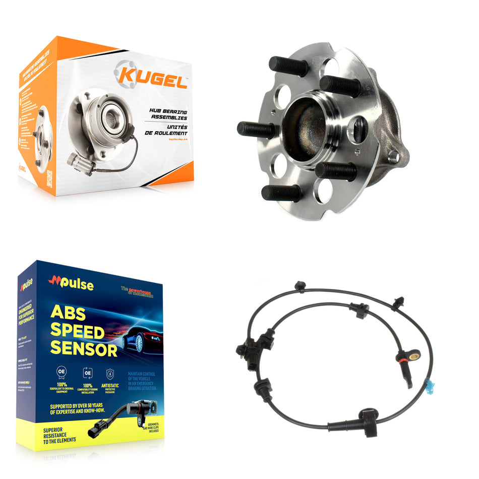 Rear Wheel Hub Bearing & Sensor Kit For Honda Odyssey 3.5L with 4-Wheel ABS Harness K7S-100379