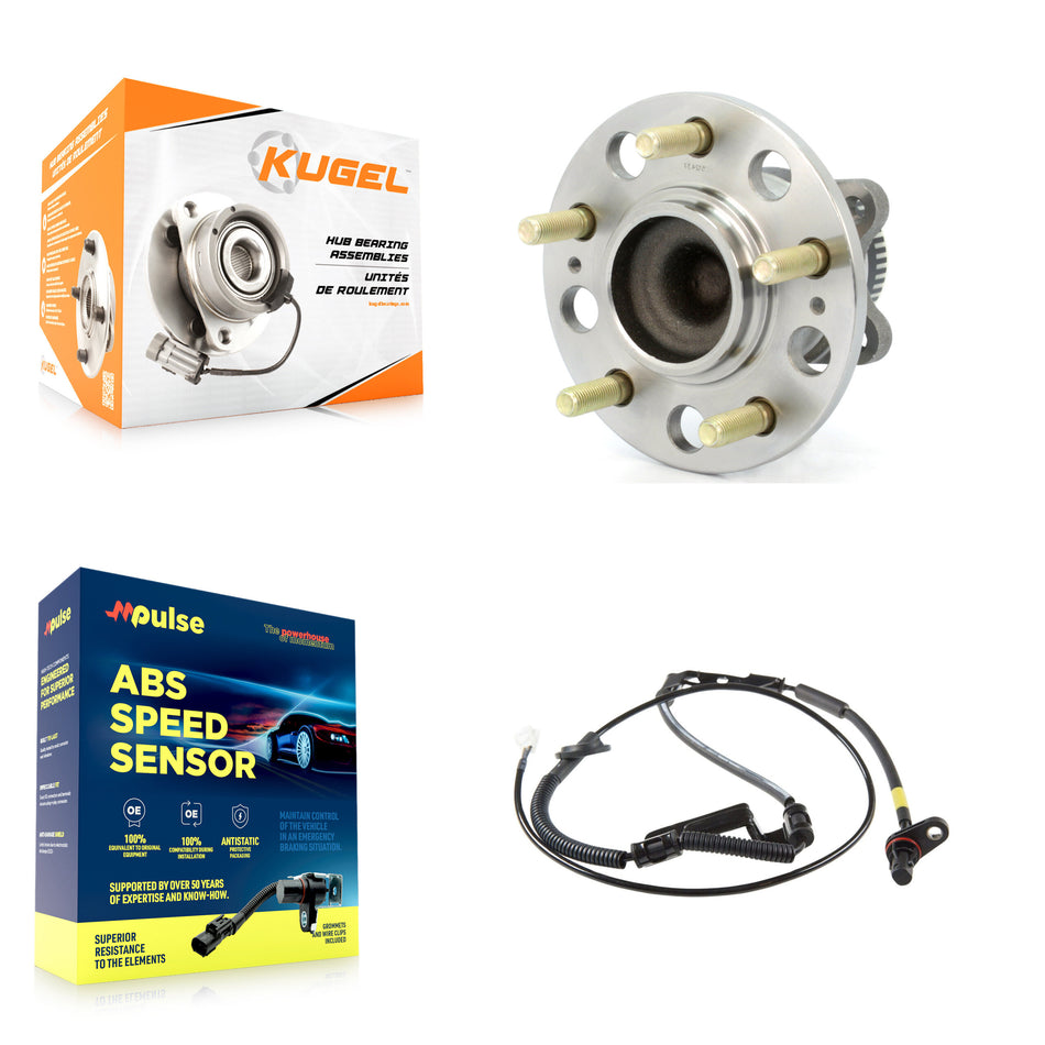 Rear Wheel Hub Bearing & Sensor Kit For Kia Rondo 2.4L 2.7L with 4-Wheel ABS Harness K7S-100385