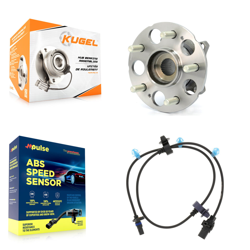 Rear Wheel Hub Bearing & Sensor Kit For Acura RDX Base with 2.3L 4-Wheel ABS Harness K7S-100394