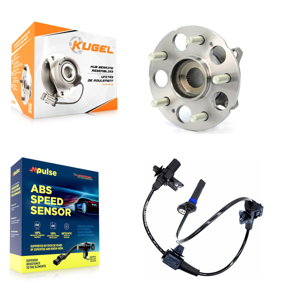 Rear Wheel Hub Bearing ABS Sensor Kit For 2007-2011 Honda CR-V 4WD with 2.4L 4-Wheel K7S-100399