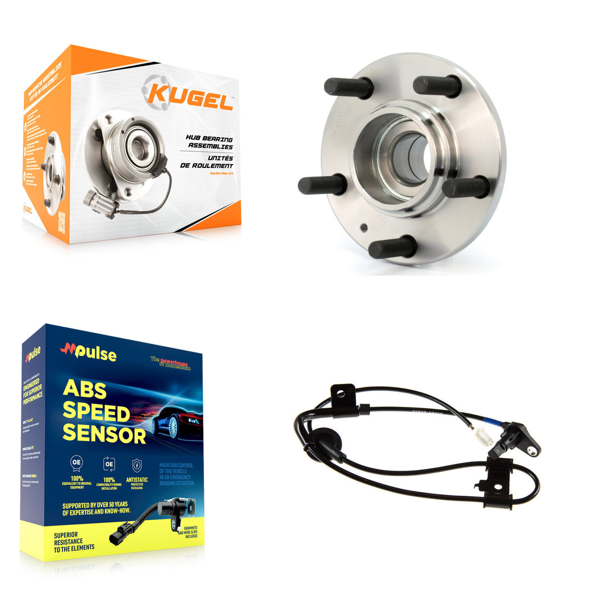 Rear Wheel Hub Bearing And ABS Sensor Kit For Hyundai Tiburon K7S-100407