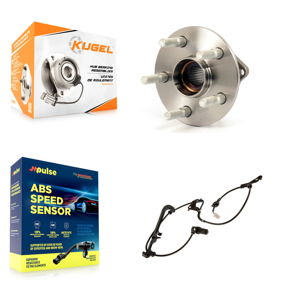 Rear Wheel Hub Bearing & Sensor Kit For 2003-2006 Toyota Matrix Pontiac Vibe with Harness K7S-100419