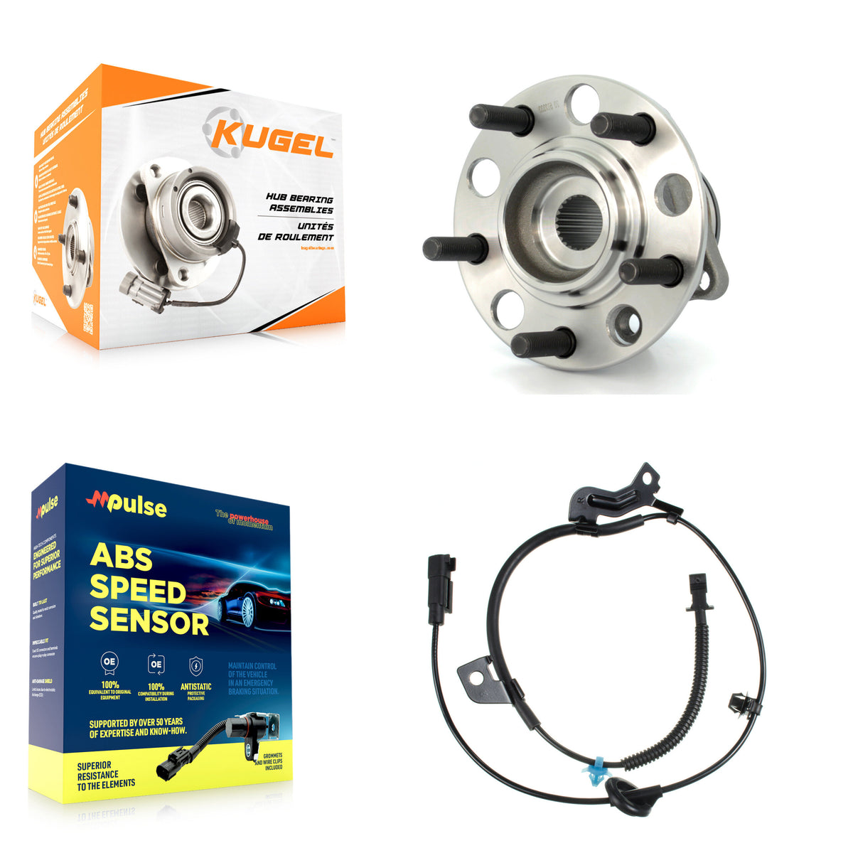 Rear Wheel Hub Bearing And ABS Sensor Kit For Jeep Patriot Compass Dodge Caliber K7S-100424