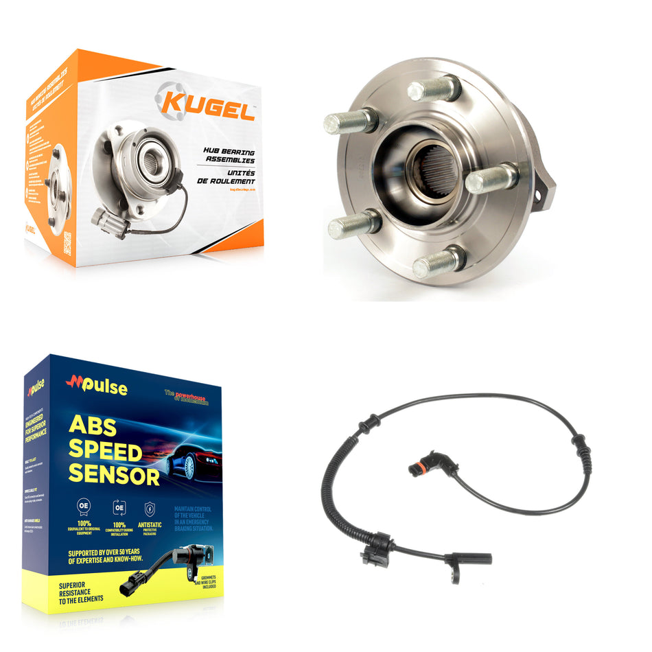 Rear Wheel Hub Bearing Sensor Kit For Dodge Challenger Charger Chrysler 300 with Harness K7S-100442