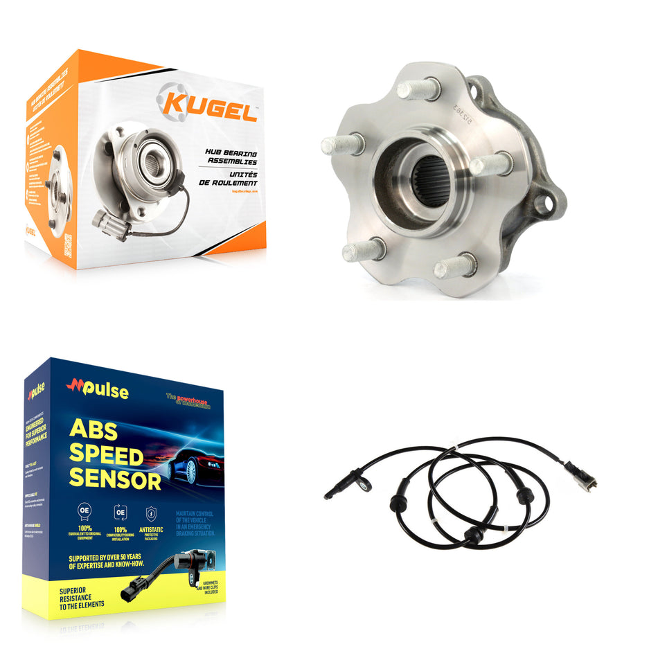 Rear Wheel Hub Bearing And ABS Sensor Kit For Nissan Murano with Harness K7S-100446