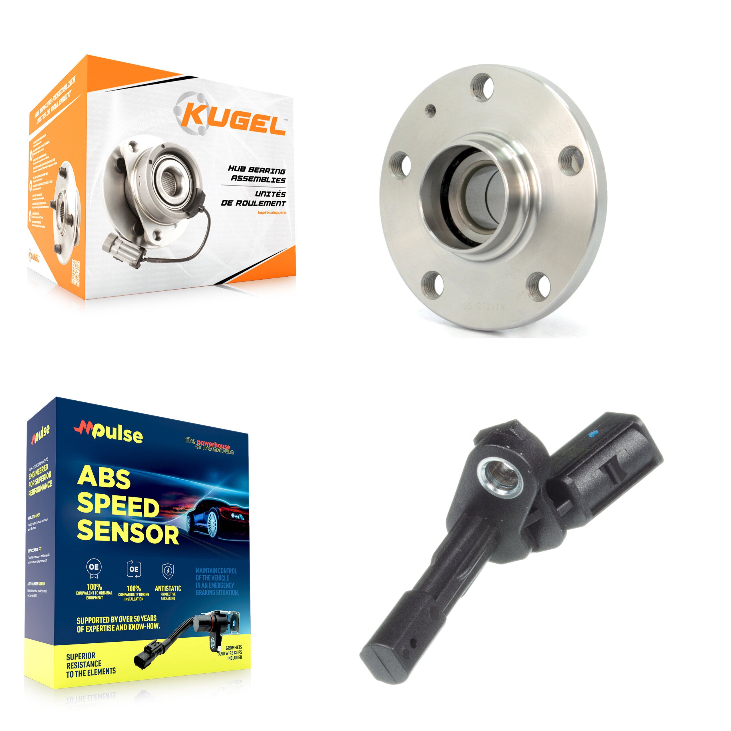 Rear Wheel Hub Bearing And ABS Sensor Kit For Volkswagen Jetta Passat Audi Q3 Beetle CC K7S-100461